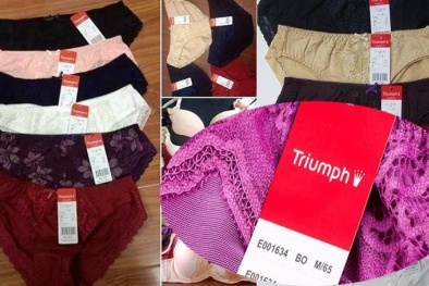 Đồ lót Triumph siêu rẻ, siêu giảm giá: Toàn hàng nhái!