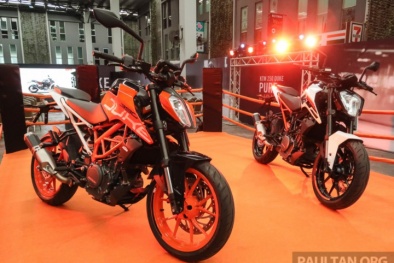 KTM Duke 250 và 390 2017 ra mắt tại Malaysia, chính thức chốt giá từ 118 triệu đồng