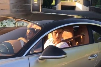 Chiêm ngưỡng 'con mãnh thú mới' Bugatti Chiron trị giá gần 3 triệu USD của Cristiano Ronaldo