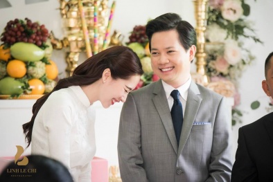 Khoảnh khắc hiếm hoi tại lễ ăn hỏi đẹp như mơ của HH Đặng Thu Thảo không phải ai cũng biết