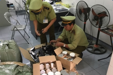 Bắt giữ hơn 500 sản phẩm dưỡng tóc không rõ nguồn gốc xuất xứ