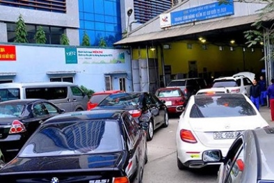 Nhiều xế hộp bị từ chối đăng kiểm do chưa nộp tiền phạt nguội vi phạm luật giao thông