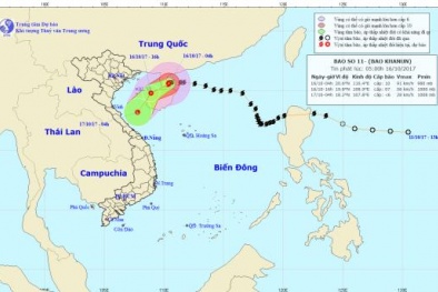 Bão số 11 suy yếu thành áp thấp nhiệt đới, miền Bắc chìm trong mưa lạnh