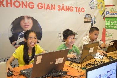 'Lập trình nhí' tranh tài tại Ngày hội Lập trình quốc tế Wecode 2017