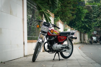 ‘Đập hộp’ xe tay côn cổ điển Honda CG125 2017 giá 36 triệu đồng vừa về Hà Nội 