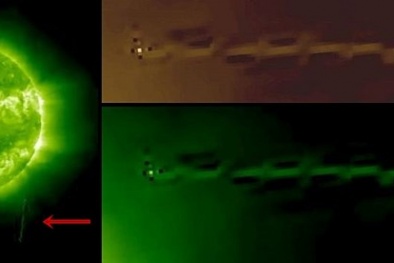 Vật thể lạ nghi là UFO xuất hiện quanh Mặt Trời khiến NASA kinh ngạc