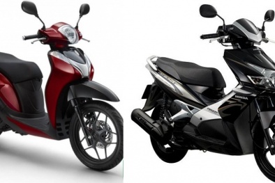 So sánh hai chiếc xe tay ga Honda Air Blade và Honda Sh Mode