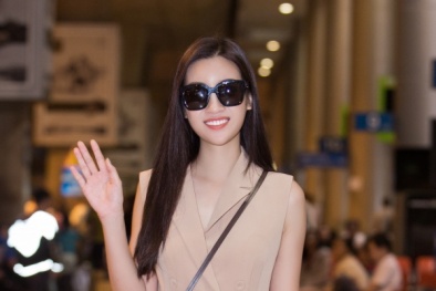 Đỗ Mỹ Linh tái xuất xinh đẹp sau chiến thắng lịch sử tại Miss World 2017