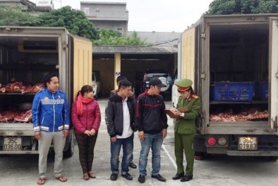 Một tấn thịt bò, xương bò ‘bẩn’ chuẩn bị tiêu thụ đã bị chặn đứng