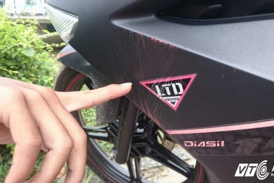 ‘Phù phép’ màu sơn xe Exciter 150 bán với giá cao: Cửa hàng tháo bảng hiệu, xin lỗi khách hàng