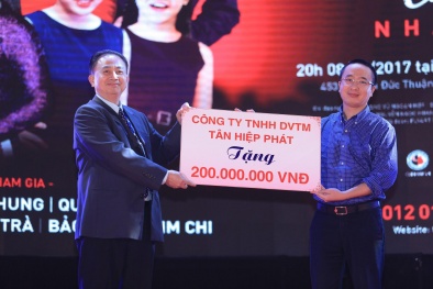 Chương trình ca nhạc từ thiện 'Vòng tay nhân ái' kết nối các tấm lòng hảo tâm