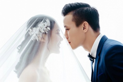 Hé lộ ảnh cưới tuyệt đẹp của Trung vệ Quế Ngọc Hải cùng Hoa khôi Trường ĐH Vinh