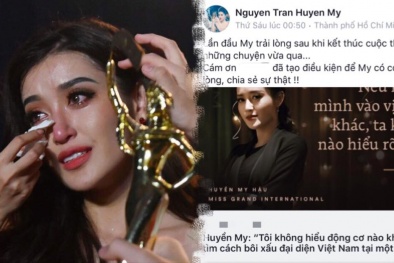 Sau Hoa hậu Hòa bình: Huyền My 'phản đòn', tố ngược NTK Sỹ Hoàng và Hoa hậu Giáng My