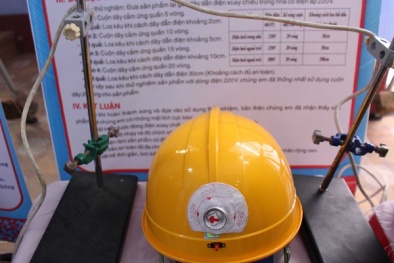 Chiếc mũ thông minh hạn chế tai nạn điện do 2 nữ sinh chế tạo có gì đặc biệt?