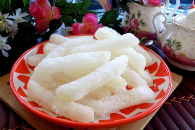 Cách làm mứt bí tại nhà trắng giòn tự nhiên