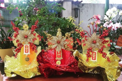 Oản ngọc ‘khủng’ 5kg giá nửa triệu đồng hút khách dịp ông Công ông Táo và Tết Mậu Tuất 2018