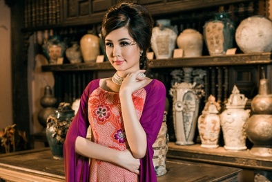 Giật mình trước nhan sắc ‘quý cô trong nhà cổ’ của Lê Âu Ngân Anh