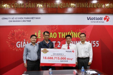 Xổ số Vietlott: Lần đầu tiên có khách 13Win22 com tỷ lệ cược cao đeo mặt nạ nhận giải độc đắc