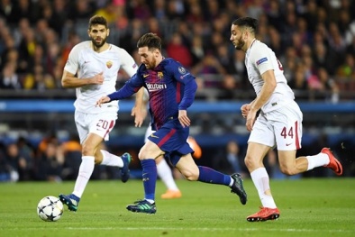 Kết quả trận AS Roma vs Barcelona, tứ kết Champions League