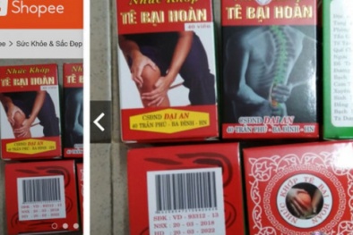 Bộ Y tế yêu cầu đình chỉ lưu hành thuốc ‘Nhức khớp tiêu bại hoàn’