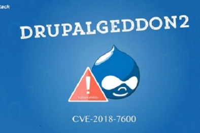 Hàng trăm website Việt dùng nền tảng Drupal có nguy cơ bị hacker 