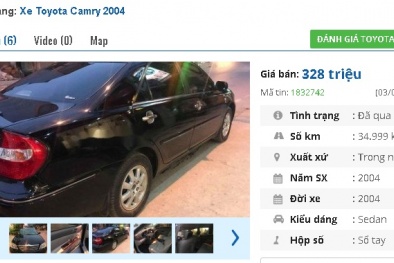 Những chiếc ô tô Toyota cũ đang rao bán tầm giá 300 triệu đồng tại Việt Nam