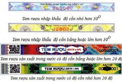 Rượu sản xuất, nhập khẩu phải dán tem ra sao mới hợp 'chuẩn'?