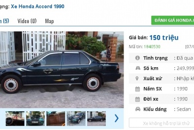 Những chiếc ô tô Honda cũ này đang rao bán tầm giá 100 triệu tại Việt Nam 
