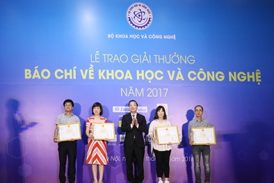 18 tác phẩm đoạt Giải thưởng báo chí về khoa học và công nghệ năm 2017