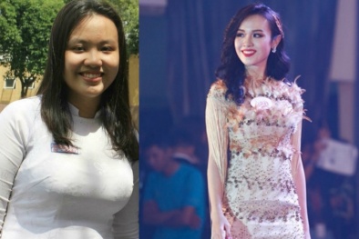 Không thể tin nổi cô nàng nặng 90kg này lại chính là Hoa khôi Duyên dáng Ngoại Thương 2018