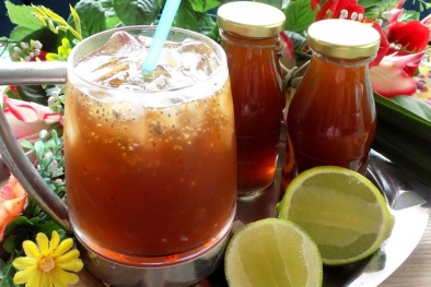 Cách làm trà bí đao hạt chia thơm ngon, giải nhiệt