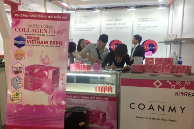 Ban tổ chức Vietnam Expo 2018 để Nước uống Collagen Edally không phép quảng cáo trong hội chợ