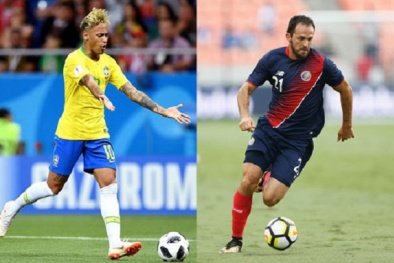 Xem trực tiếp bóng đá World Cup 2018 Brazil vs Costa Rica bảng E lúc 19h00 ngày 22/6