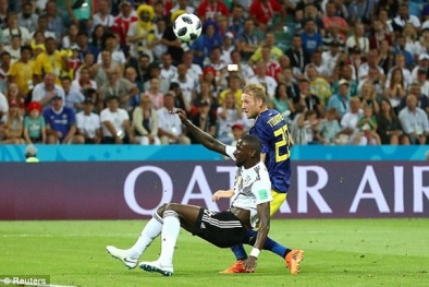 Kết quả bóng đá World Cup 2018 Đức vs Thụy Điển: 'Xe tăng' thoát hiểm ngoạn mục