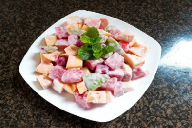 Cách làm salad hoa quả đơn giản ngon miệng