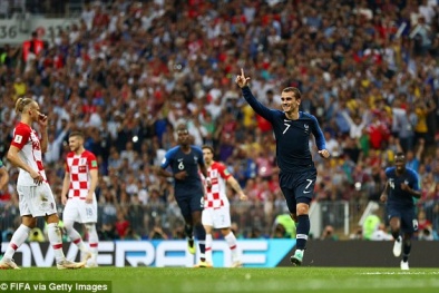 Kết quả bóng đá World Cup 2018 Pháp vs Croatia: Lần thứ hai bước lên đỉnh cao