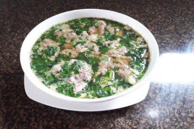 Cách nấu canh cua đồng rau mồng tơi chuẩn vị ngon ngọt