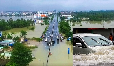 Cảnh báo ô tô bị thủy kích khi gặp mưa lũ và cách phòng tránh đơn giản