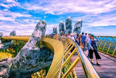 Cầu Vàng vào top ảnh du lịch ấn tượng trên CNN