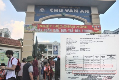 Sốc: Phụ huynh ‘tố’ nước uống sử dụng cho học sinh nhiễm khuẩn mủ xanh