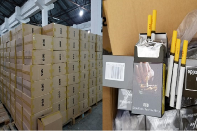 Phát hiện lô hàng chứa gần 10.000 cây thuốc lá có dấu hiệu giả mạo tại Hải Phòng 