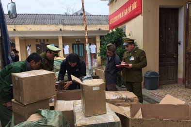 Nhập lậu cháo chè đậu đỏ Trung Quốc về Hà Nội tiêu thụ