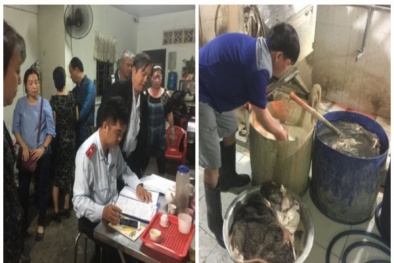 Phụ phẩm bò bốc mùi hôi thối được ‘hóa kiếp’ trắng ngần nhờ nước vôi bán cho dân nhậu