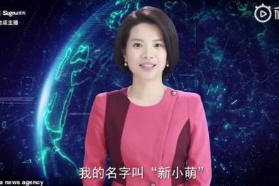 Nữ phát thanh viên xinh đẹp được tạo ra từ công nghệ trí tuệ nhân tạo