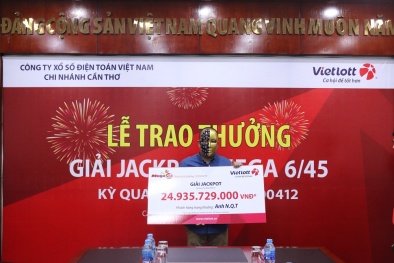 Xổ số Vietlott: Trao giải độc đắc cho hai người chơi may mắn đến từ Cần Thơ và TP.HCM