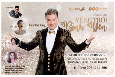 Hé lộ loạt 'hit' đình đám của Mr Đàm trong đêm nhạc 'Vùng trời bình yên' tại FLC Sầm Sơn