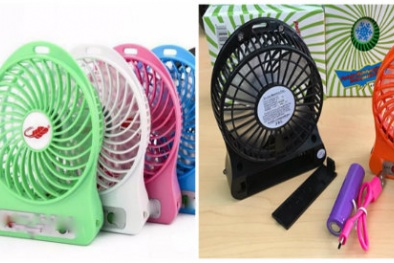 Dùng quạt sạc mini giá rẻ coi chừng thương tật cả đời vì cháy nổ