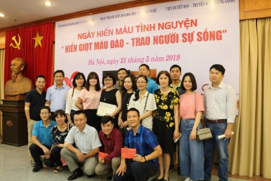 Cán bộ, đoàn viên thanh niên Bộ KH&CN tích cực tham gia hiến máu nhân đạo