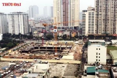 Phía sau chung cư The Zei đắt nhất Mỹ Đình