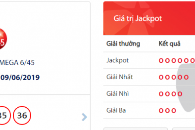 Xổ số Vietlott: Cuối cùng giải Jackpot Mega 6/45 cũng 'nổ' ở mức hơn 34 tỷ đồng